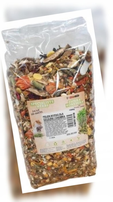 PEŁEN WYPAS 1,5KG DLA CHOMIKA , SZCZURA HAM STAKE