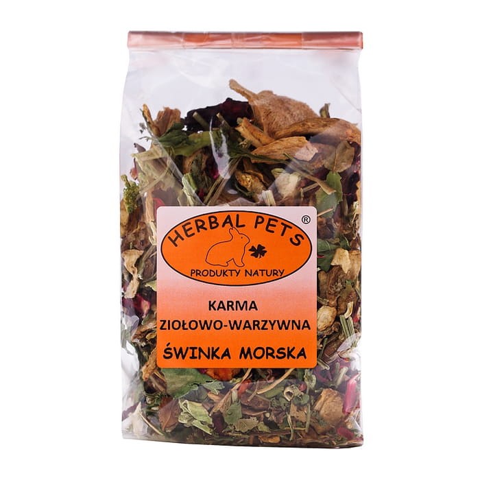 KARMA ZIOŁOWO WARZYWNA DLA ŚWINKI MORSKIEJ 150G HERBAL PETS 