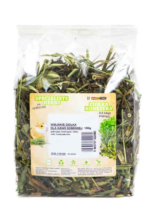 WIEJSKIE ZIÓŁKA DLA ŚWINKI MORSKIEJ 400g HAM STAKE 