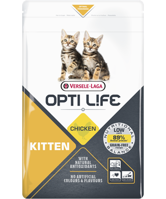 VERSELE LAGA OPTI LIFE CAT KITTEN -CHIKEN -DLA MAŁYCH KOCIĄT