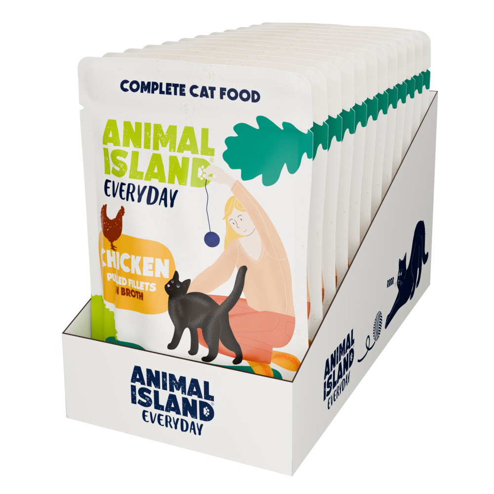 ANIMAL ISLAND_CAT POUCH 85G_CHICKEN_12 pack (1).png