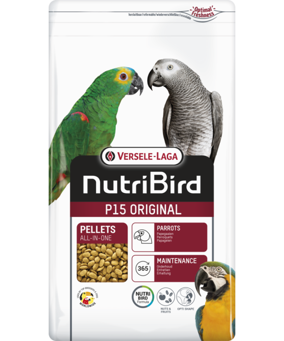 VL-NutriBird P15 Original 1kg - granulat dla dużych papug