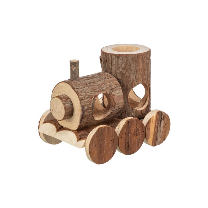 Pociąg Levin, domek, dla myszy, drewno, 17 x 14 x 12 cm