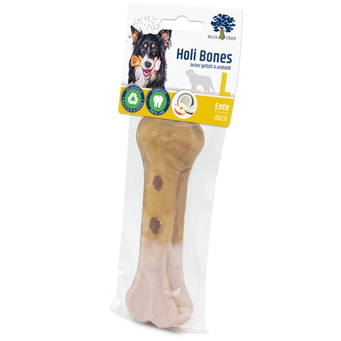 Kostki z wołowej skóry z kaczką L 100g Blue Tree