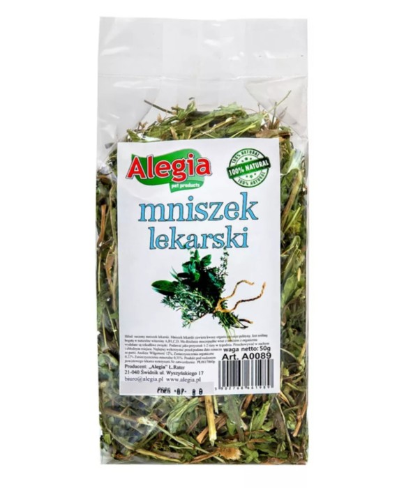 MNISZEK LEKARSKI LIŚĆ 50g  ALEGIA