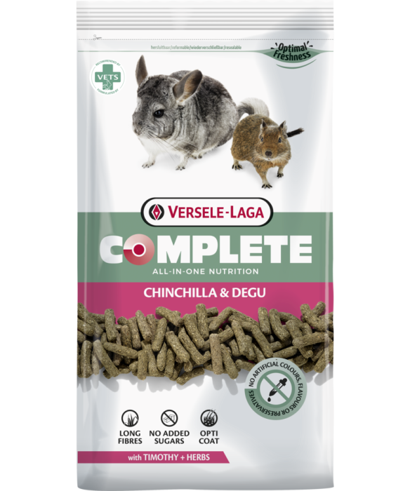 VERSELE LAGA CHINCHILLA&DEGU COMPLETE  3 opcje do wyboru 500g- 1,75kg -8kg