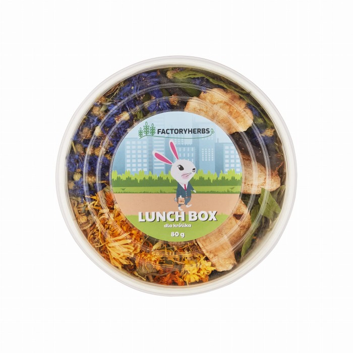LUNCH BOX DLA KRÓLIKA 80G FACTORYHERBS